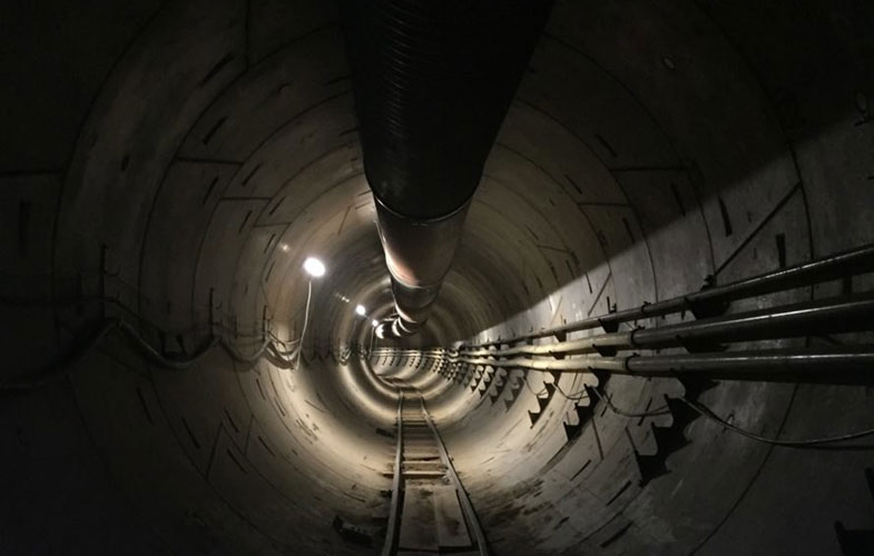 ساخت تونل زیرزمینی لس‌آنجلس رو به اتمام است (+فیلم و عکس)