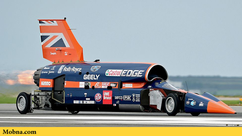 آزمایش سریع‌ترین خودروی جهان با سرعت ۱۶۱۰ کیلومتر بر ساعت (+عکس)