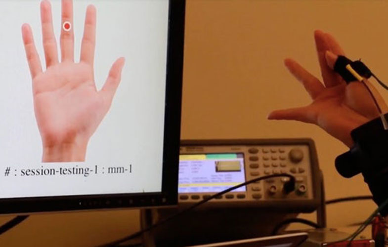 تشخیص حرکات دست با ردیابی ارتعاشات صوتی