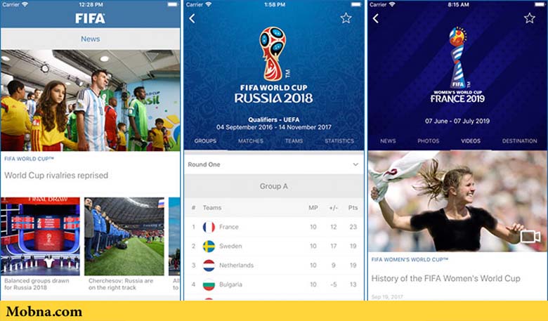 2 FIFA Official iPhone and iPad App Screenshot