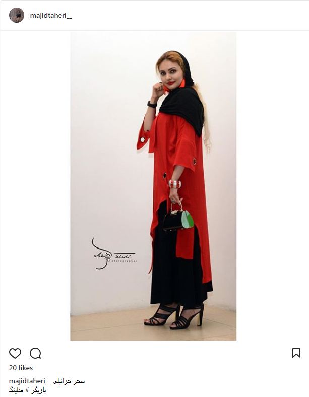 پوشش و استایل مدلینگ سحر خزائیلی؛ بازیگر و مدل ایرانی (عکس)