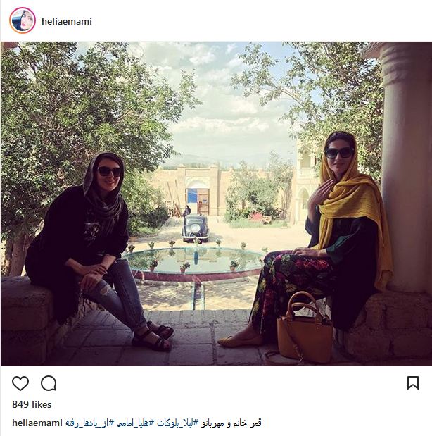 لیلا بلوکات و هلیا امامی در پشت صحنه «از یادها رفته» (عکس)