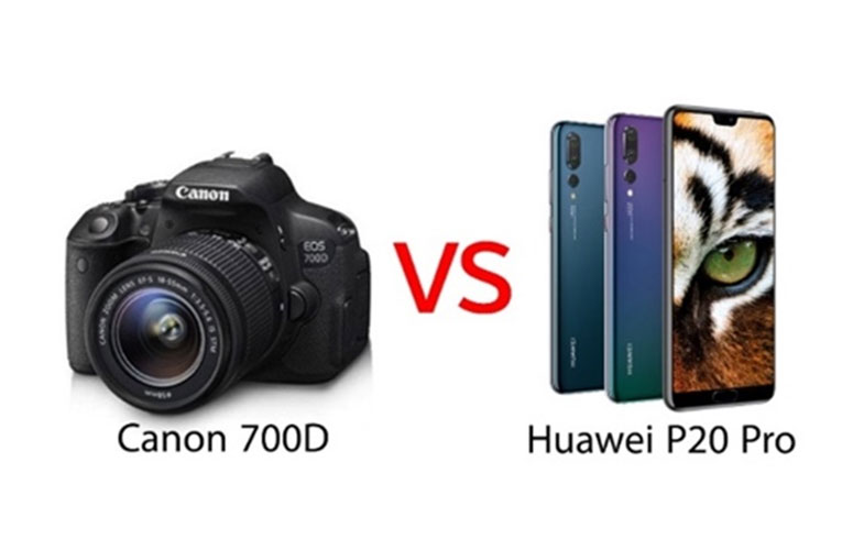 مقایسه دوربین گوشی هوشمند Huawei P20 Pro با دوربین حرفه ای Canon 700D