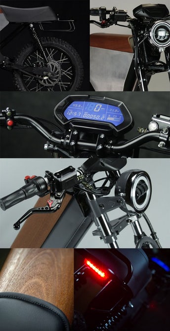 موپدهای الکتریکی Retro Onyx ؛ وسیله‌ای ما بین دوچرخه‌های برقی و موتورسیکلت‌ها (+فیلم و عکس)