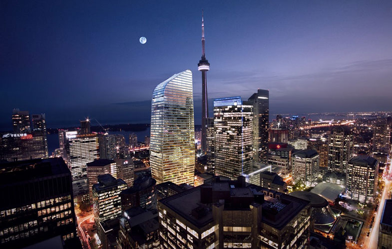 برج مقاوم در برابر باد در تورنتو طراحی شد (+عکس)