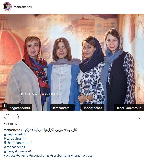 پوشش و حجاب متفاوت بانوان هنرمند در اکران فیلم سینمایی دارکوب (عکس)