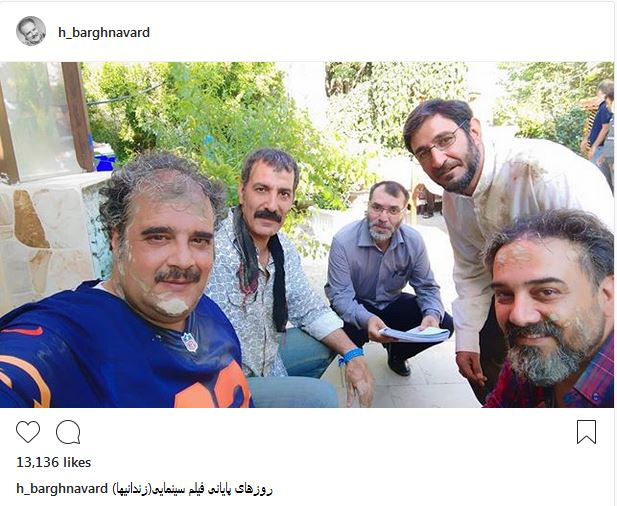 سلفی زندانیها به همراه مسعود ده نمکی (عکس)