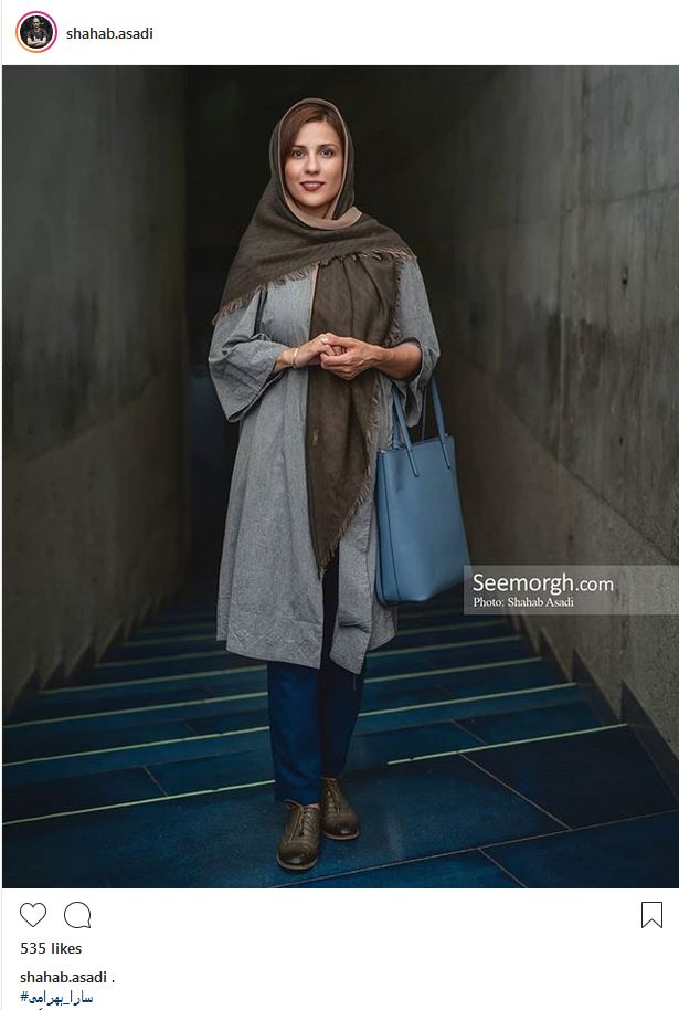 پوشش و استایل سارا بهرامی در اکران فیلم دارکوب (عکس)