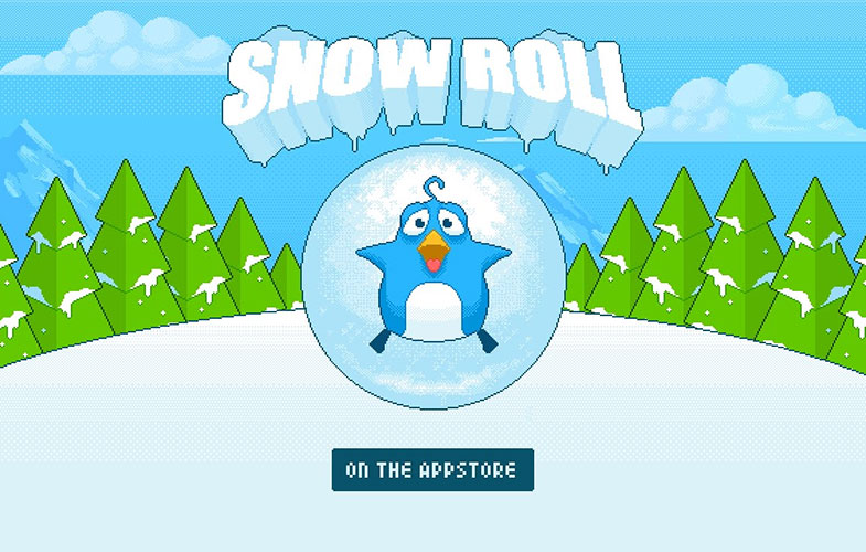 یک بازی دیوانه‌ کننده‌ و دوبعدی دیگر با SnowRoll