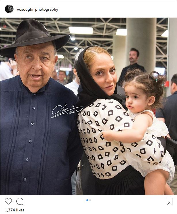 مهناز افشار و دخترش به همراه بهمن فرمان‌آرا (عکس)