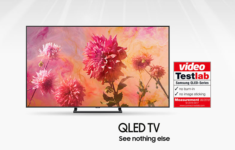 AV Certified by Testlab No Burn in with Samsung QLED TV Pic 1