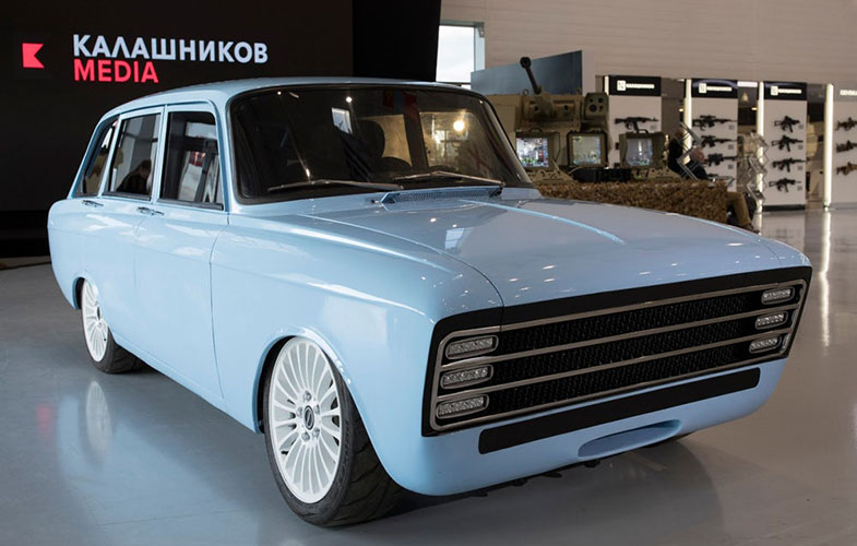 کلاشنیکف از یک خودروی برقی رونمایی کرد (+تصاویر)