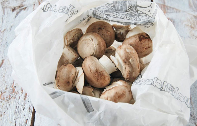 1 Mushrooms Paper Bags Ways To Keep Food Fresher
