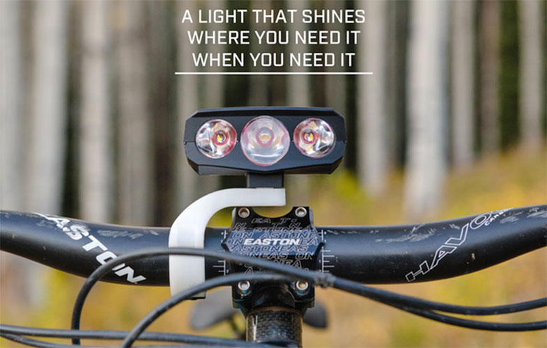 تولید دوچرخه کوهستان با چراغ هوشمند (+عکس)