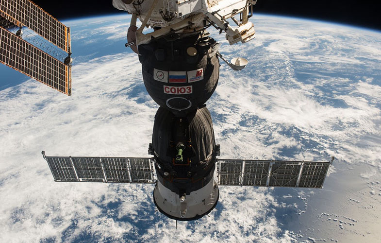 نشت هوای ایستگاه فضایی بین‌المللی گرفته شد (+تصاویر)