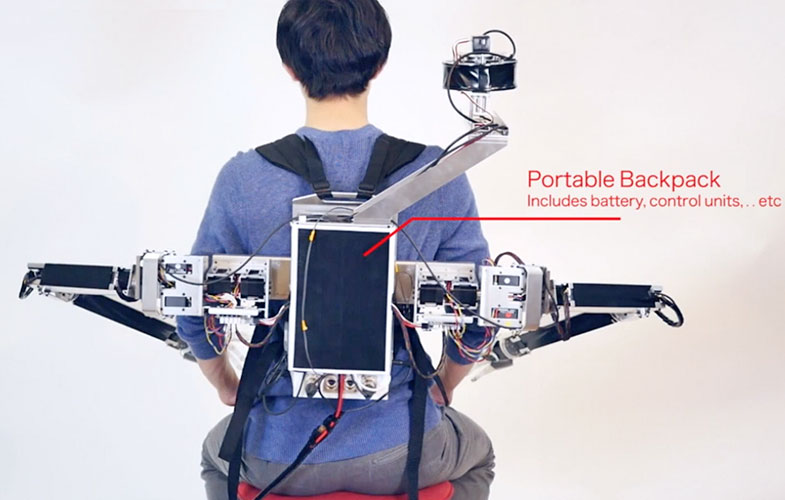 تولید ربات کوله پشتی واقعیت مجازی با کارکردهای آموزشی (+فیلم و عکس)