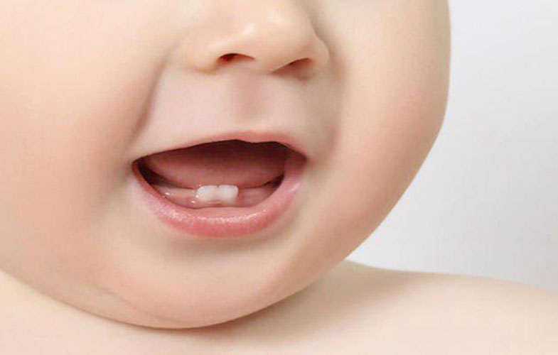 چارت رشد دندان‌های شیری کودکان