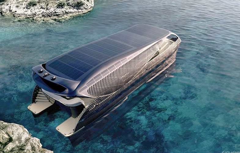 طراحی اولین قایق تفریحی خورشیدی جهان (+عکس و فیلم)
