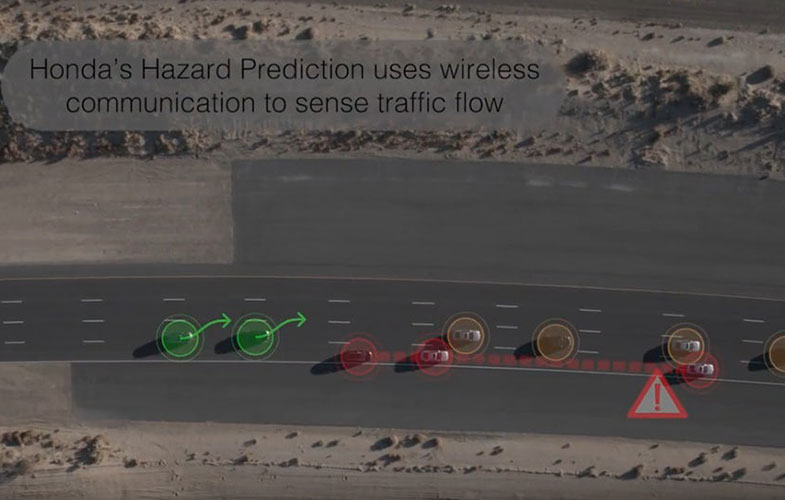 طراحی سیستم امنیت ترافیک هوشمند توسط هوندا (+فیلم و عکس)