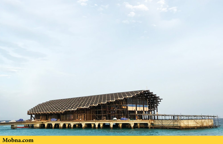 این جزیره مصنوعی فقط از انرژی خورشیدی استفاده می‌کند (+عکس)