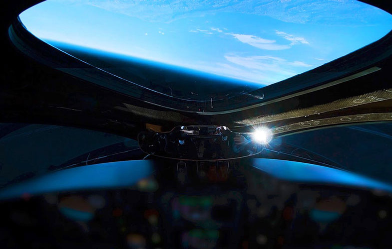پرواز هواگرد توریستی «وی‌اس‌اس‌یونیتی» به مرز فضا (+عکس)