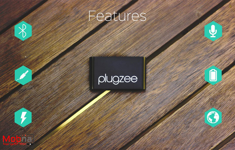 Plugzee Bluetooth Adpter Battery Speaker