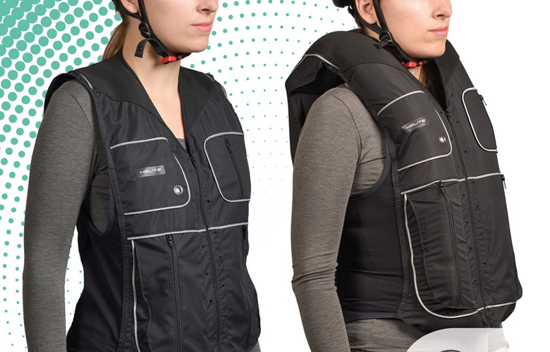 لباس مجهز به کیسه هوا برای دوچرخه سواران (+عکس)