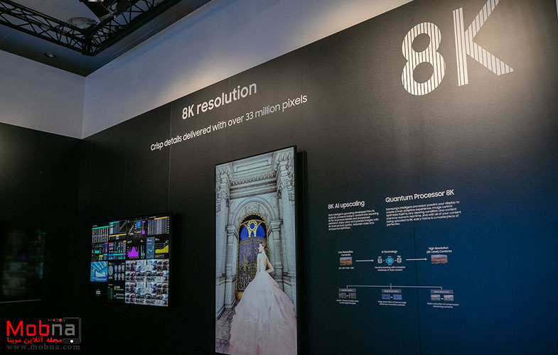 رونمایی از نمایشگرهای تجاری 8K سامسونگ در نمایشگاه ISE 2019