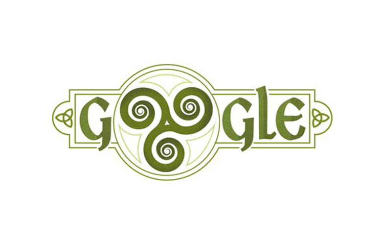 تغییر لوگوی گوگل به افتخار ایرلندی‌ها (+عکس)