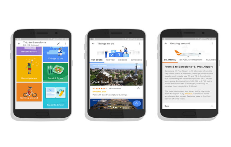 دانلود Google Trips اپلیکیشن جهانگردی گوگل تریپس