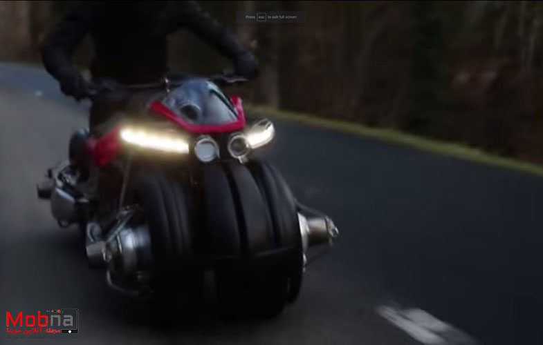 موتورسیکلت پرنده هم رونمایی شد! (+فیلم و عکس)