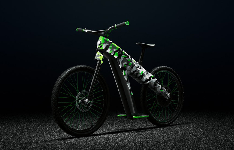 دوچرخه برقی اشکودا مجهز به پدال‌های ثابت (+عکس)