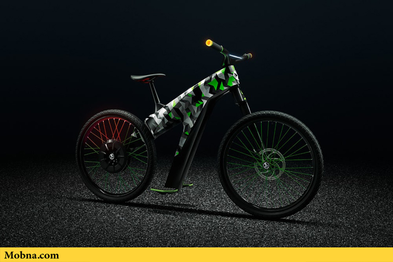 دوچرخه برقی اشکودا مجهز به پدال‌های ثابت (+عکس)
