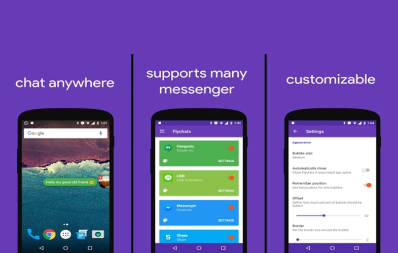 دانلود Flychat اپلیکیشن پاسخ دهی سریع به پیام ها