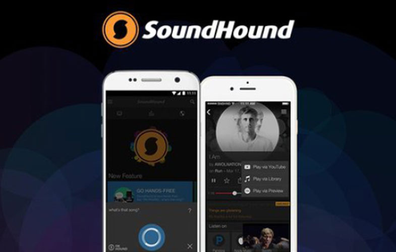 شناسائیِ صوتیِ آهنگ ها با اپلیکیشن SoundHound Music Search