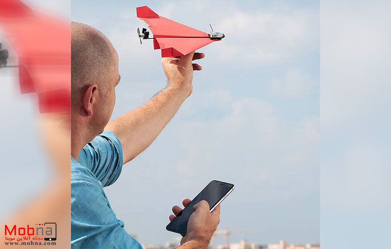 کنترل هواپیمای کاغذی با تلفن هوشمند! (+تصاویر)