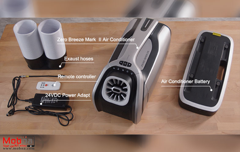 کولر قابل حمل با باتری شارژی! (+فیلم/تصاویر)