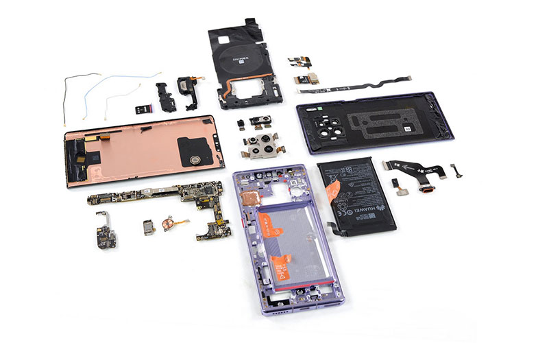 به تایید وب‌سایت iFixit گوشی Huawei Mate 30 Pro راحت‌تر از رقبا تعمیر می‌شود