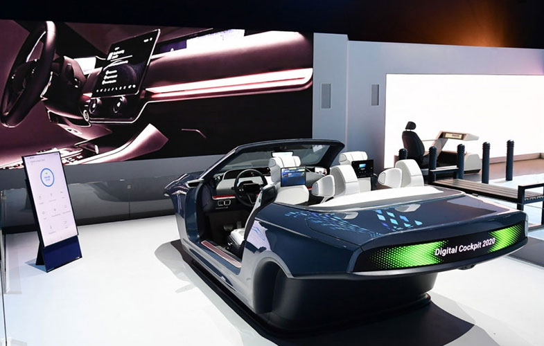 اتاق خودروی هوشمند مبتنی بر 5G سامسونگ معرفی شد