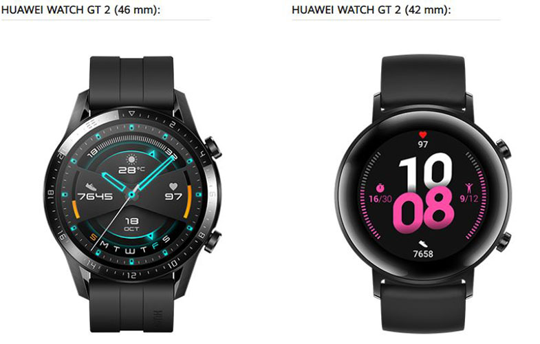 چگونه بهترین گزینه را بین نسخه‌های 42 و 46 میلی‌متری Huawei Watch GT2 انتخاب کنیم