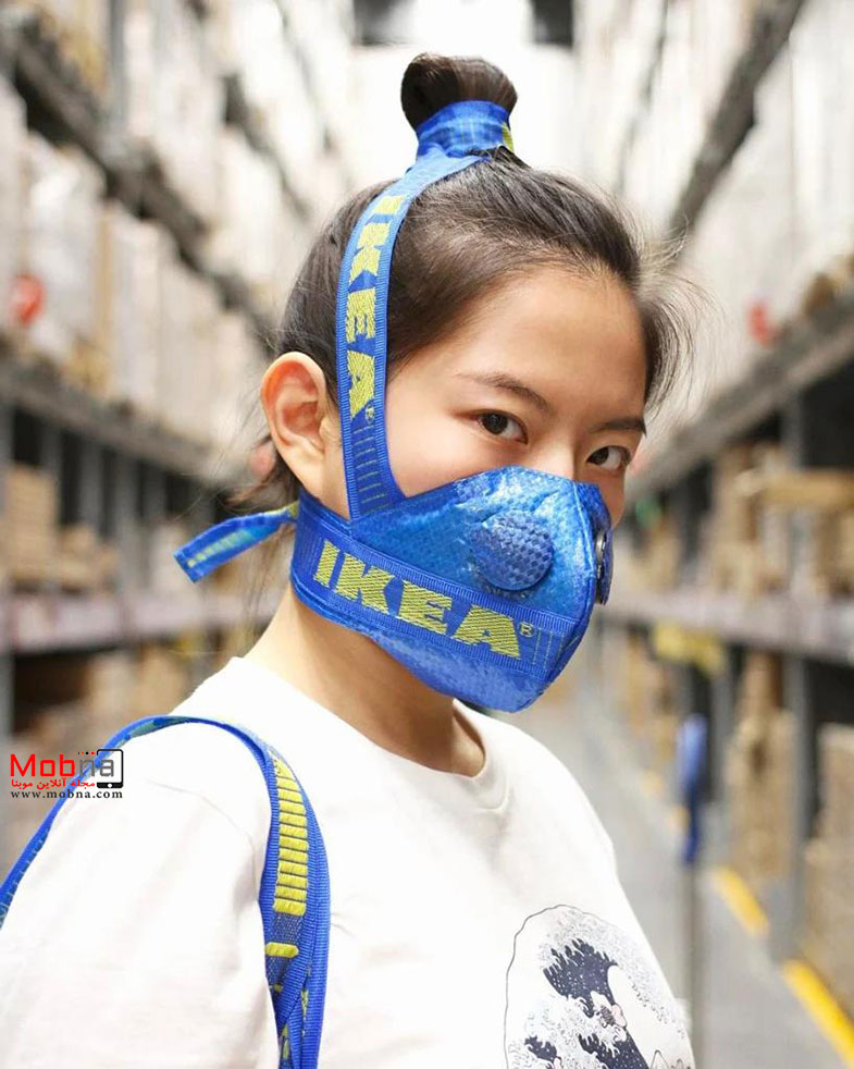 ماسک آیکیا برای مقابله با کرونا! (+تصاویر)