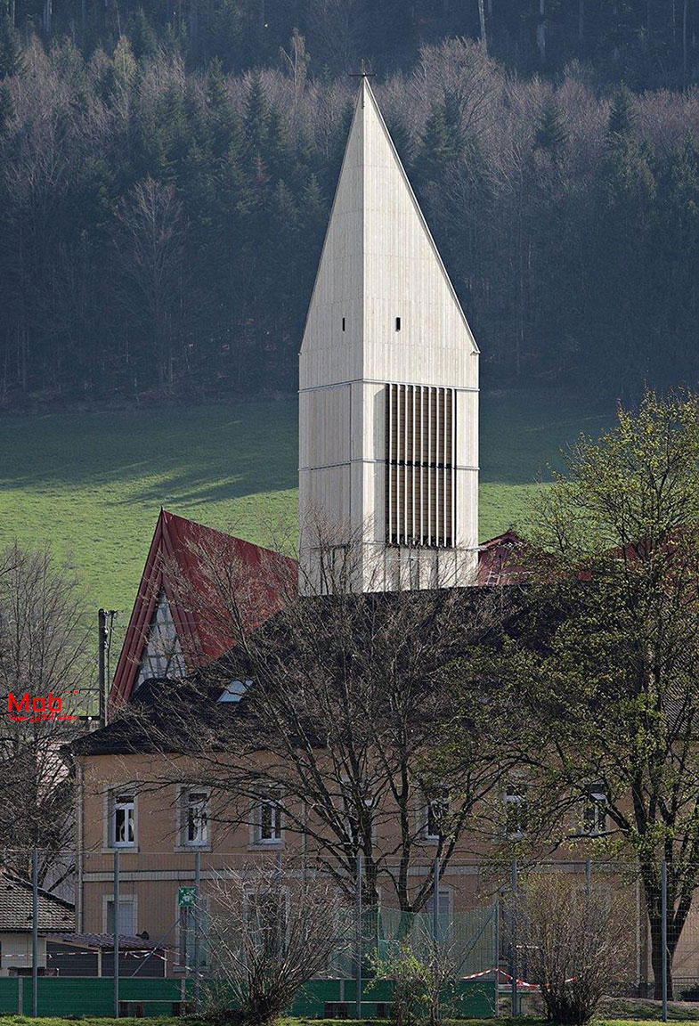 برج چوبی مثلثی در آلمان! (+تصاویر)