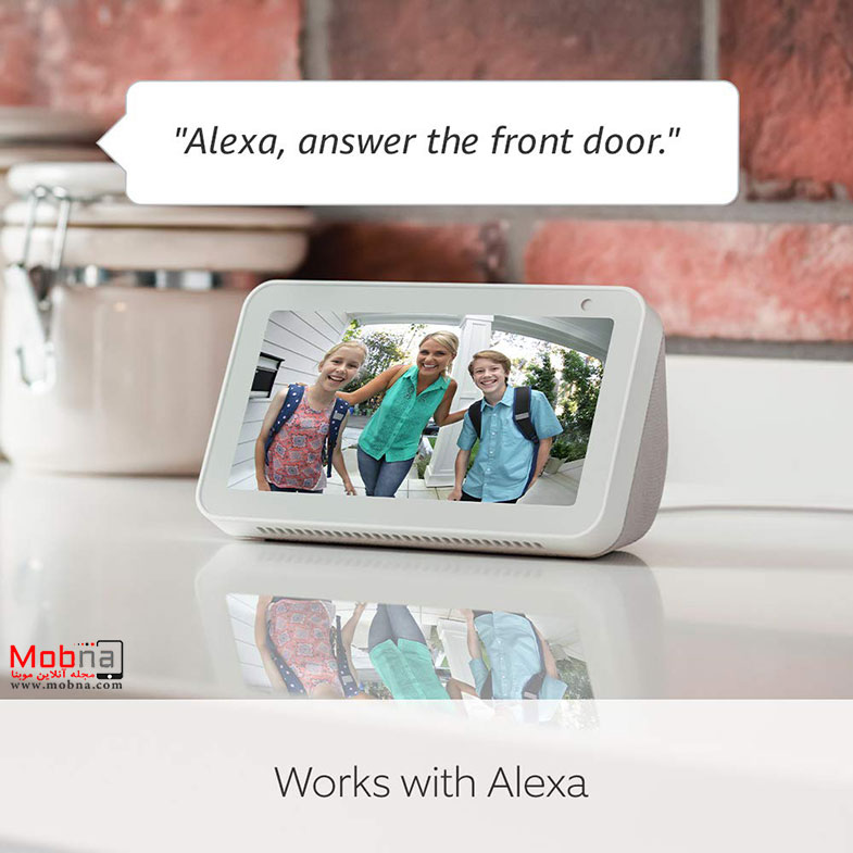 زنگ درب هوشمند با پشتیبانی از الکسا (+تصاویر/فیلم)