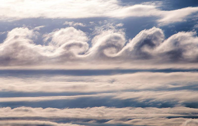 شگفتی‌های طبیعت؛ ابرهای مواج (+تصاویر/فیلم)