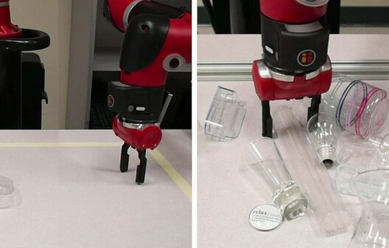 حل مشکل ربات‌ها در بلند کردن اشیاء شفاف