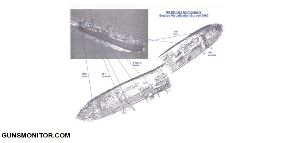 وضعیت خطرناک کشتی غرق شده جنگ جهانی دوم پس از انفجار بیروت! (عکس)