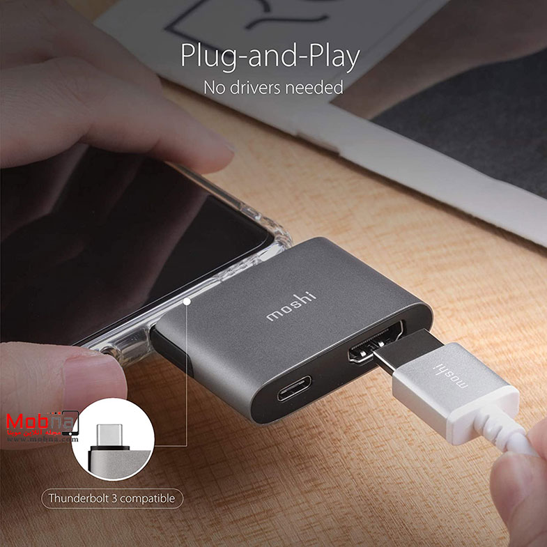 موشی و رونمایی از مبدل HDMI برای لپ تاپ اپل (+تصاویر)
