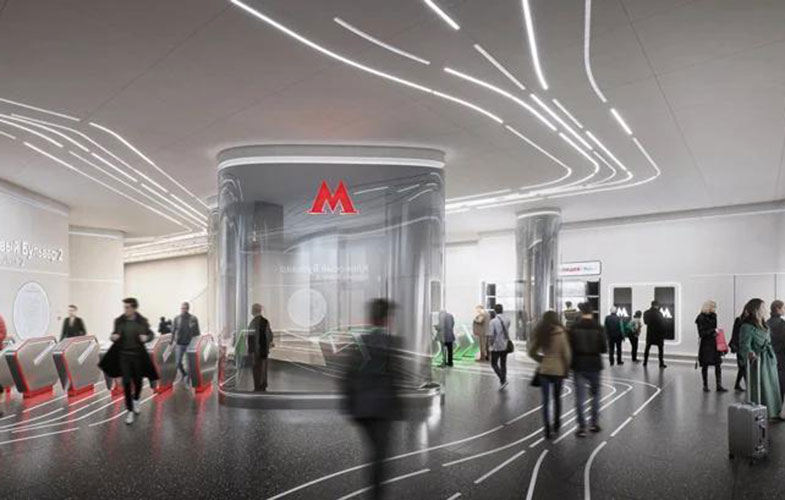 زها حدید برنده طراحی ایستگاه مترو در مسکو (+تصاویر)