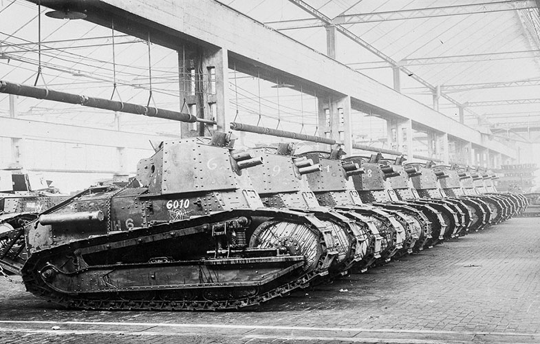 کارخانه‌های تانک در جنگ جهانی دوم (+عکس)