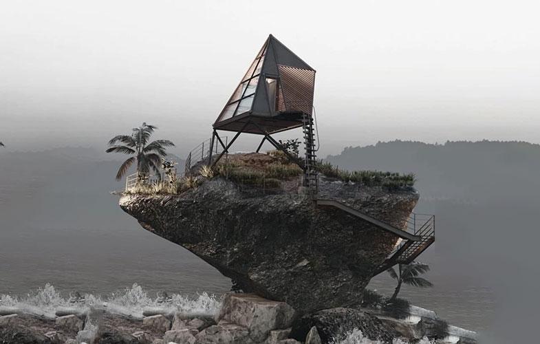 کلبه اقیانوسی؛ یک طرح برتر برای استراحتگاهی دنج و لوکس! (+تصاویر)